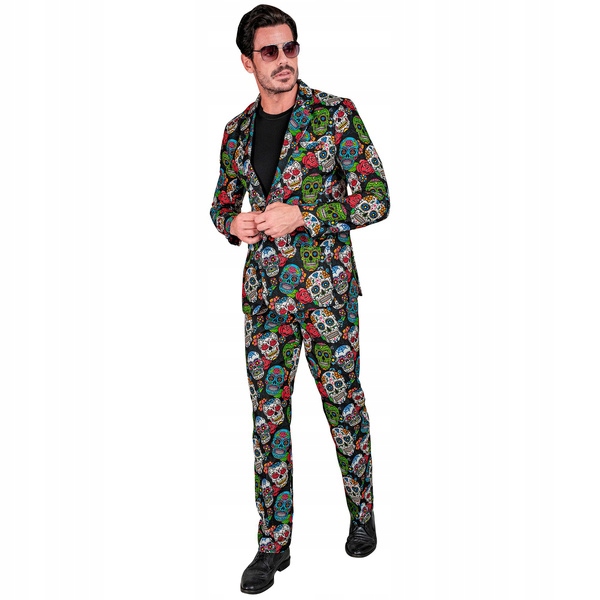 Párty Oblek Dia De Los Muertos Kostým Halloween XXL