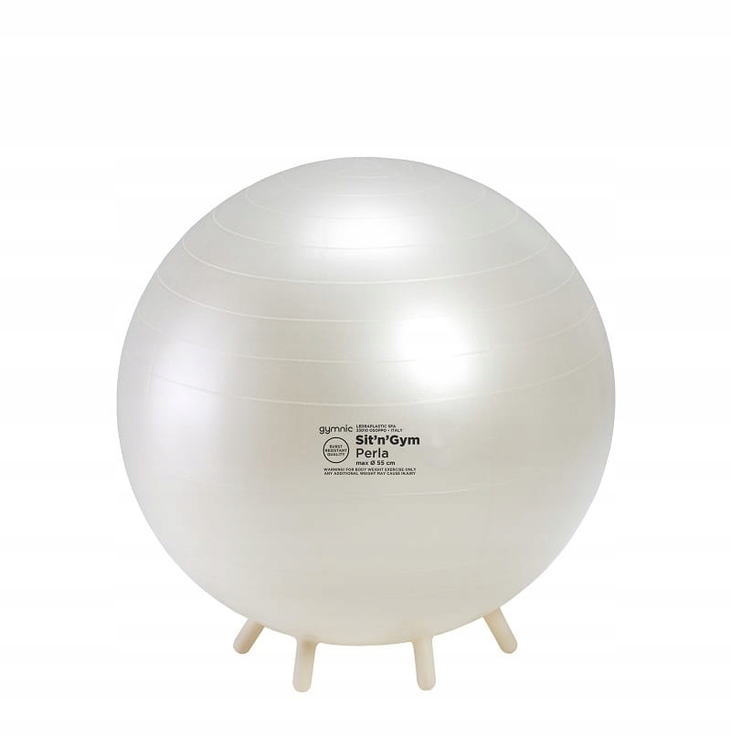 Piłka do siedzenia perłowa 55 cm Gymnic
