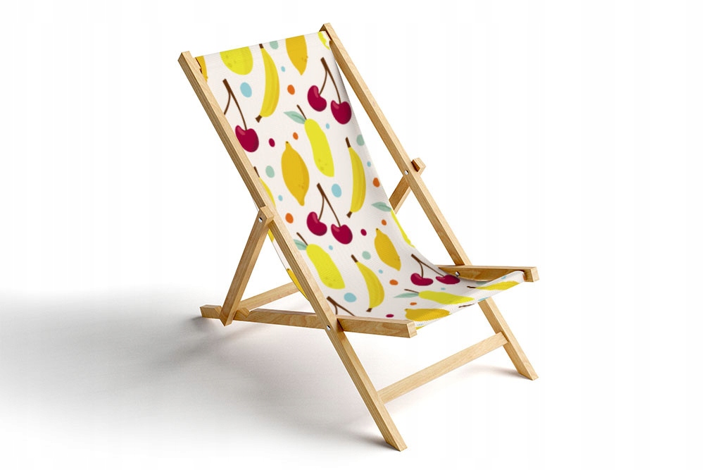 Dřevěné Lehátko jako dárek Ovoce citrony banány třešně