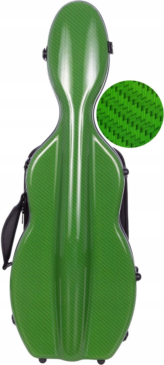 Lehké houslové pouzdro UltraLight 4/4 M-case Zelená Special