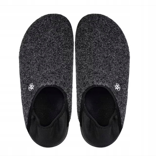 Pantofle plstěné pantofle Sisttke s gumovou protiskluzovou podrážkou 45EU