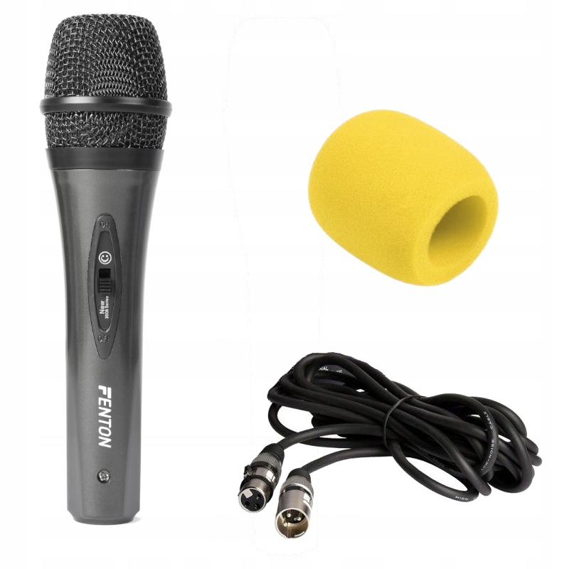 Mikrofon dynamiczny Fenton DM 105 kabel Xlr Xlr