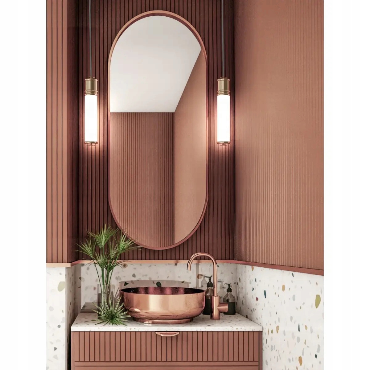 Závěsná lampa Orlicki Design Omi 1 body světla, integrovaný Led zdroj