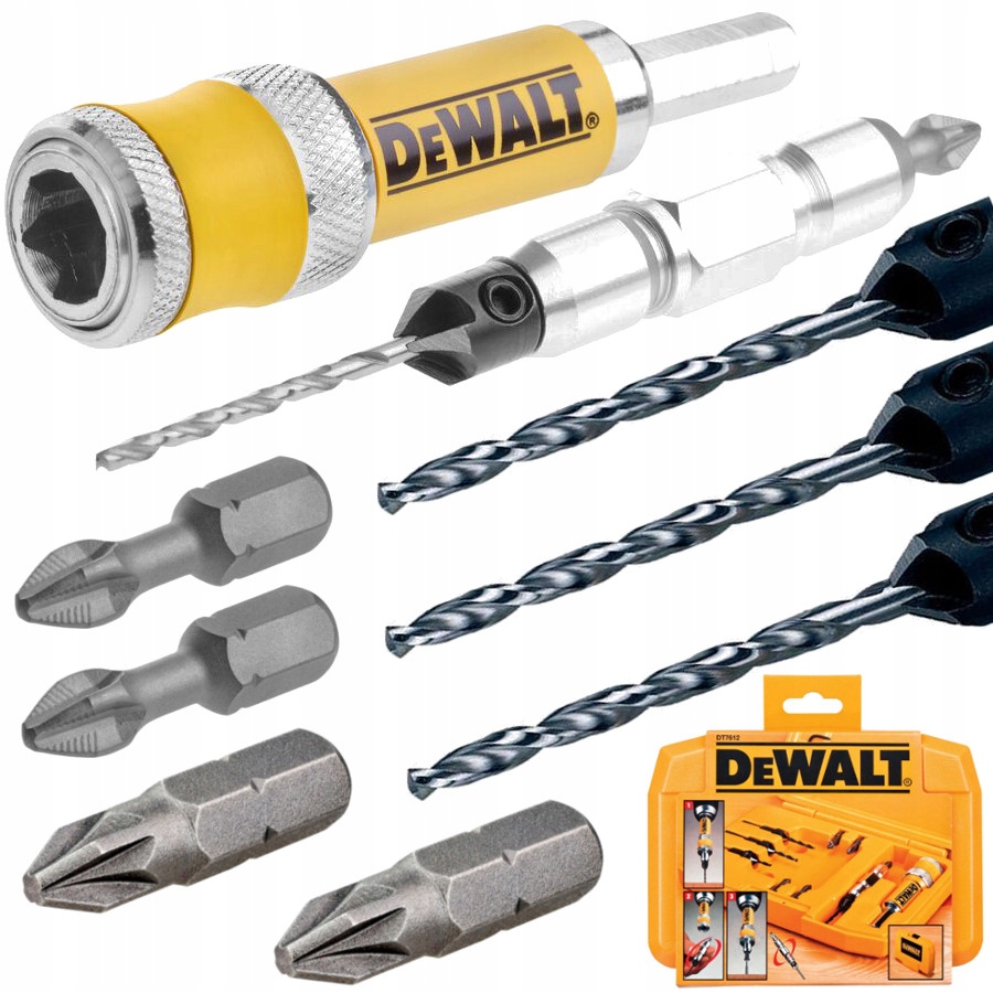 

Dewalt System 'obróć i pracuj' 10el. bity wiertła