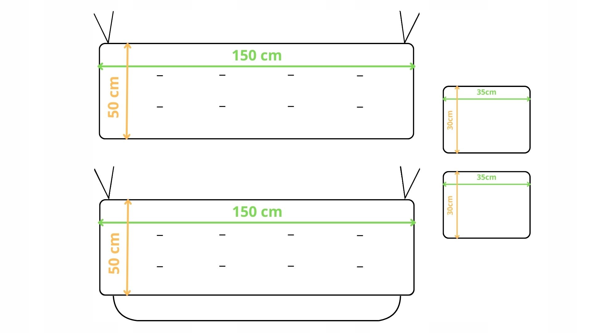 PODUSZKA NA HUŚTAWKĘ OGRODOWĄ 150CM plus DACH Kod producenta 150 LIŚĆ  SZARO ZIEL ZIELONY PLUS DACH