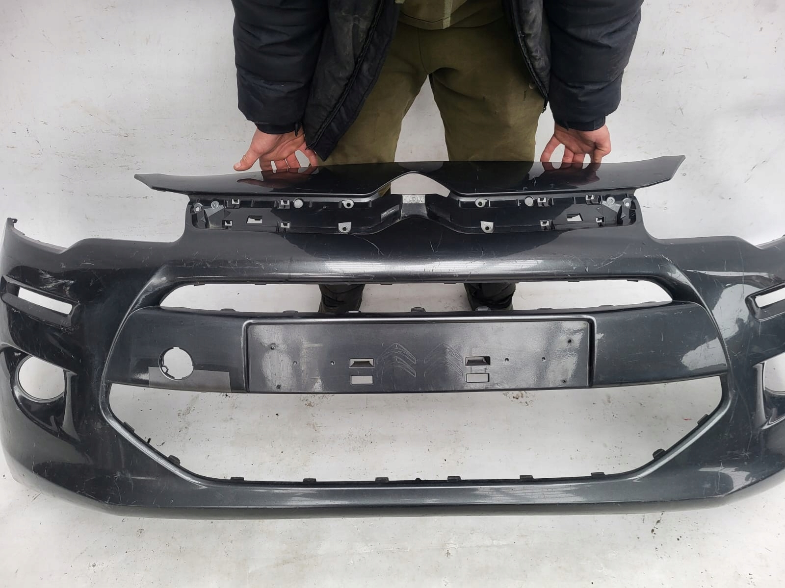 CITROEN C3 II 2 LIFT 13- bumper front front 9803500777