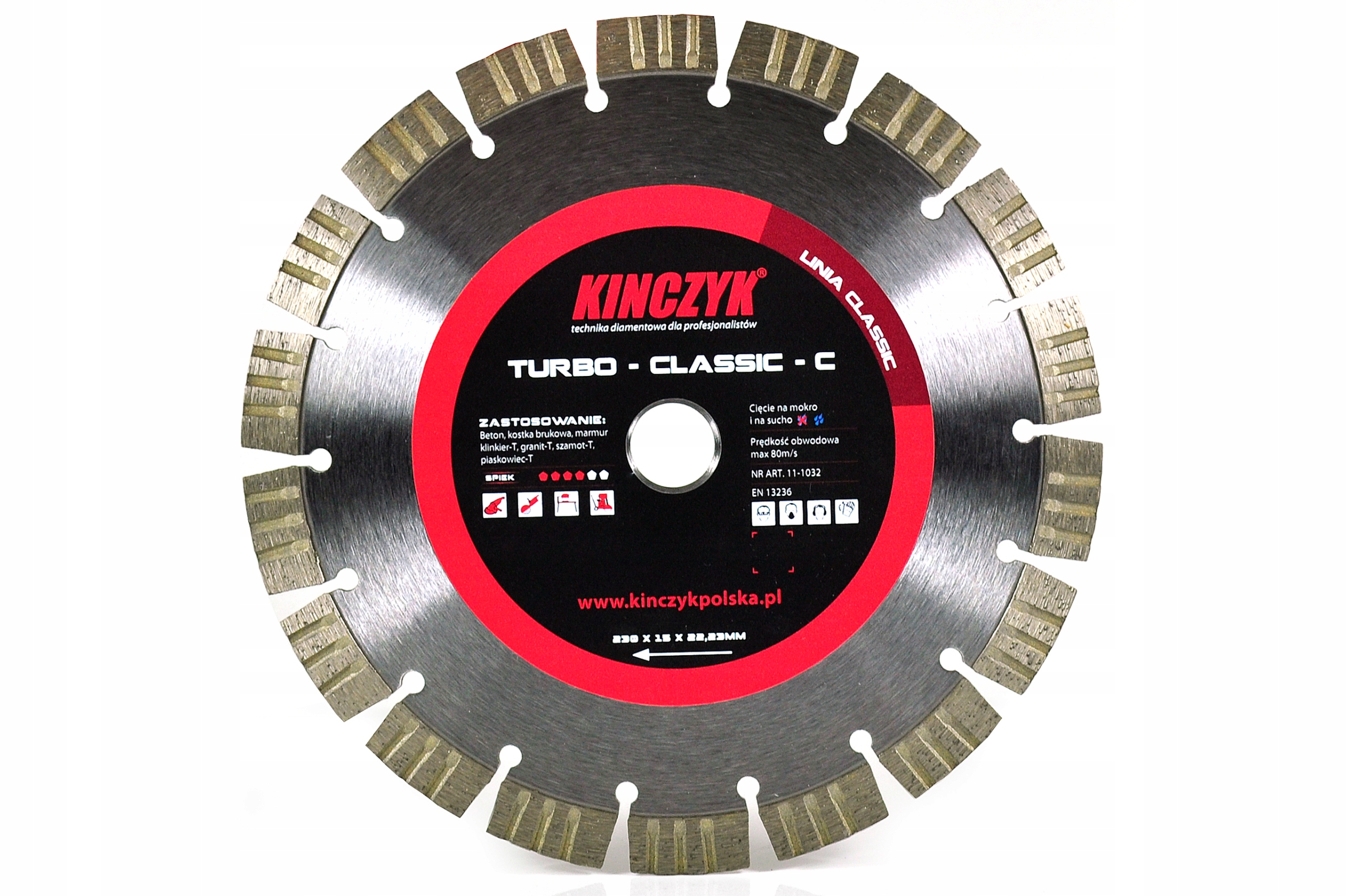 Kińczyk Tarcza Diamentowa Turbo Classic-C 230mm