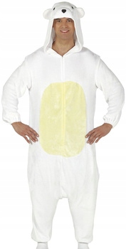 Kostým polární medvídek kigurumi pyžamo medvěd L 52-54