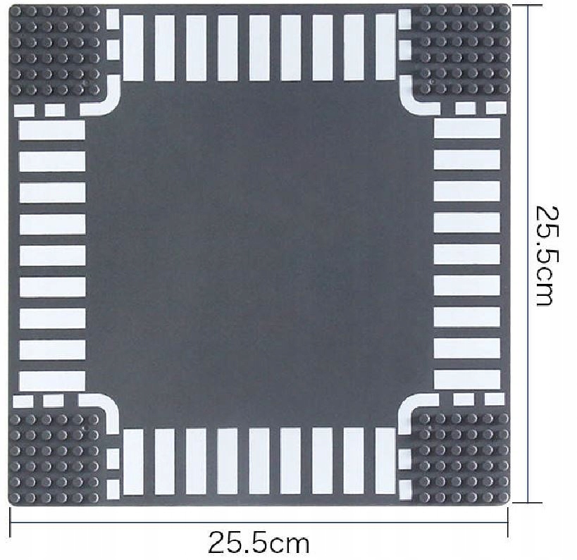 Płyta Bazowa Konstrukcyjna 32X32 Ulica Droga Skrzyżowanie