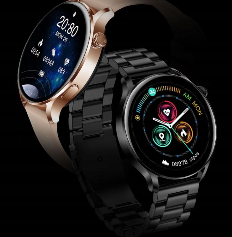 SMARTWATCH DAMSKI ZEGAREK ROZMOWY CYKL EKG PL MENU Marka Zaxer