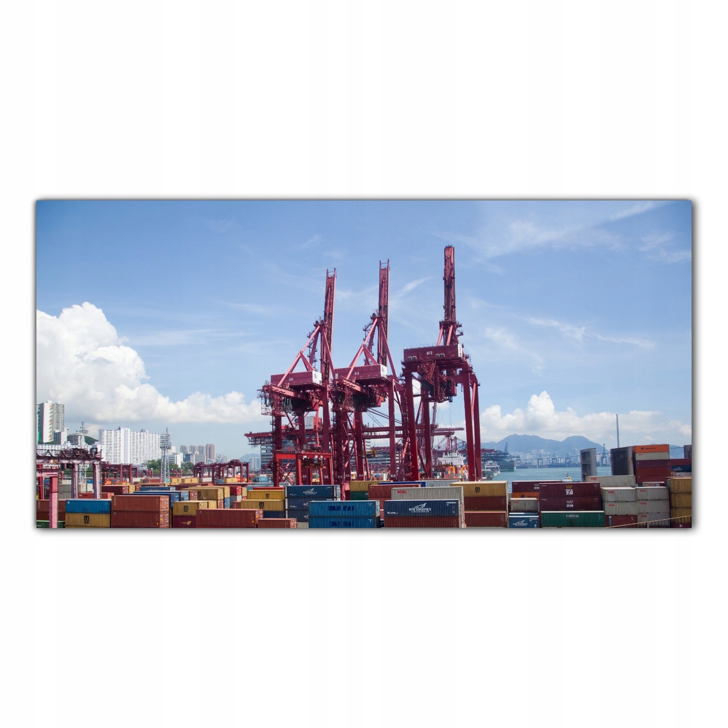 

Hartowany Obraz Szklany Hong Kong Przystań 120x60