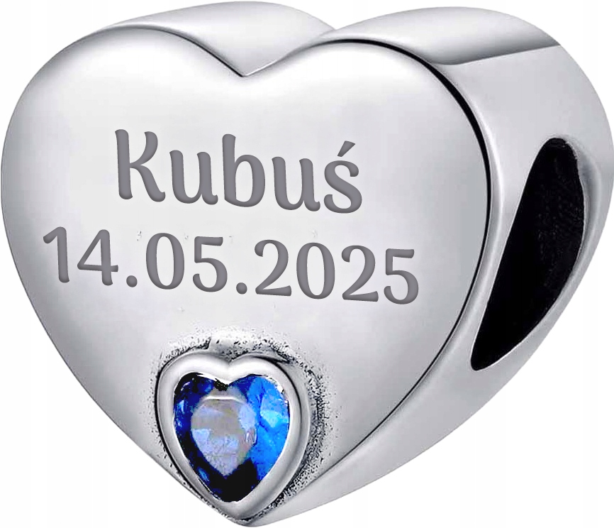 Charms Stříbro zkouška s925 Vaše Gravírování Diamantem dárek k narození dítěte