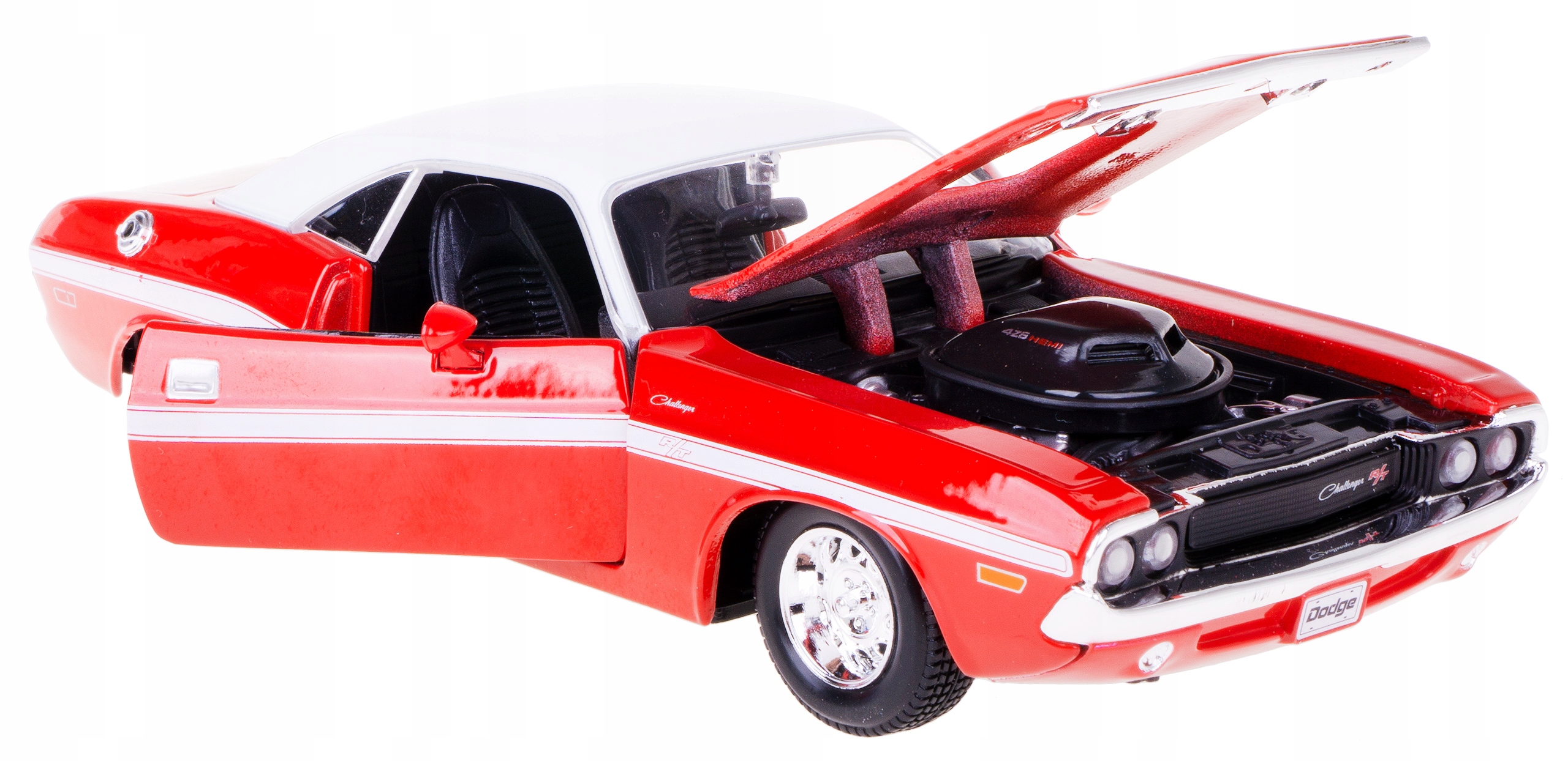 Dodge Challenger R/t Coupe 1970 Model Kovový Maisto 1:24 Red