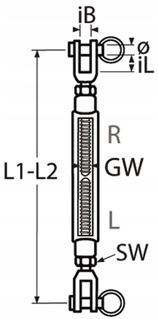 ŚCIĄGACZ WANTOWY M4 ŚRUBA RZYMSKA NIERDZEWNY A4 Marka ŚCIĄGACZ