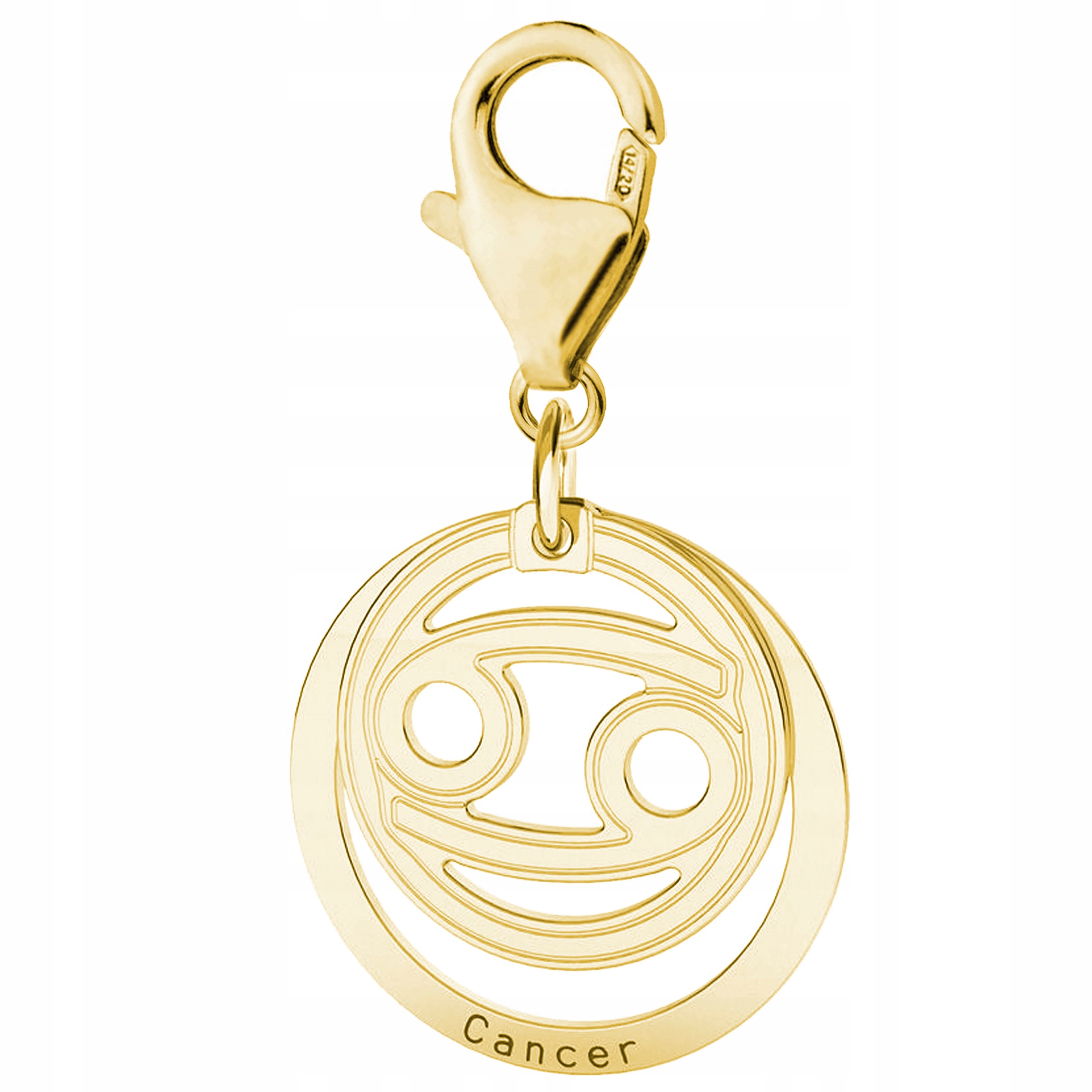 Zlatý přívěsek se znamením zvěrokruhu raka Znamení Zvěrokruhu Rak Stříbro 925