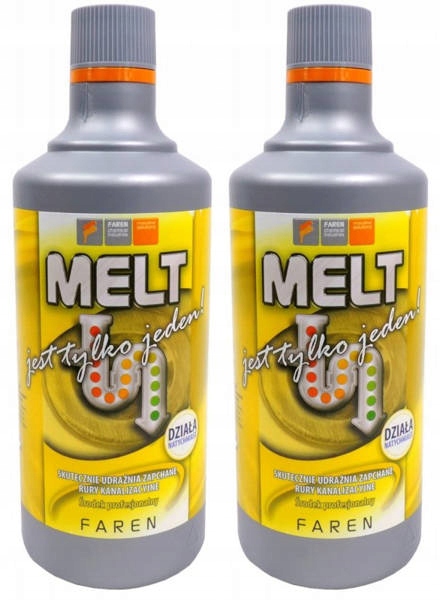 

Środek do udrażniania rur Melt 2 x 750ml