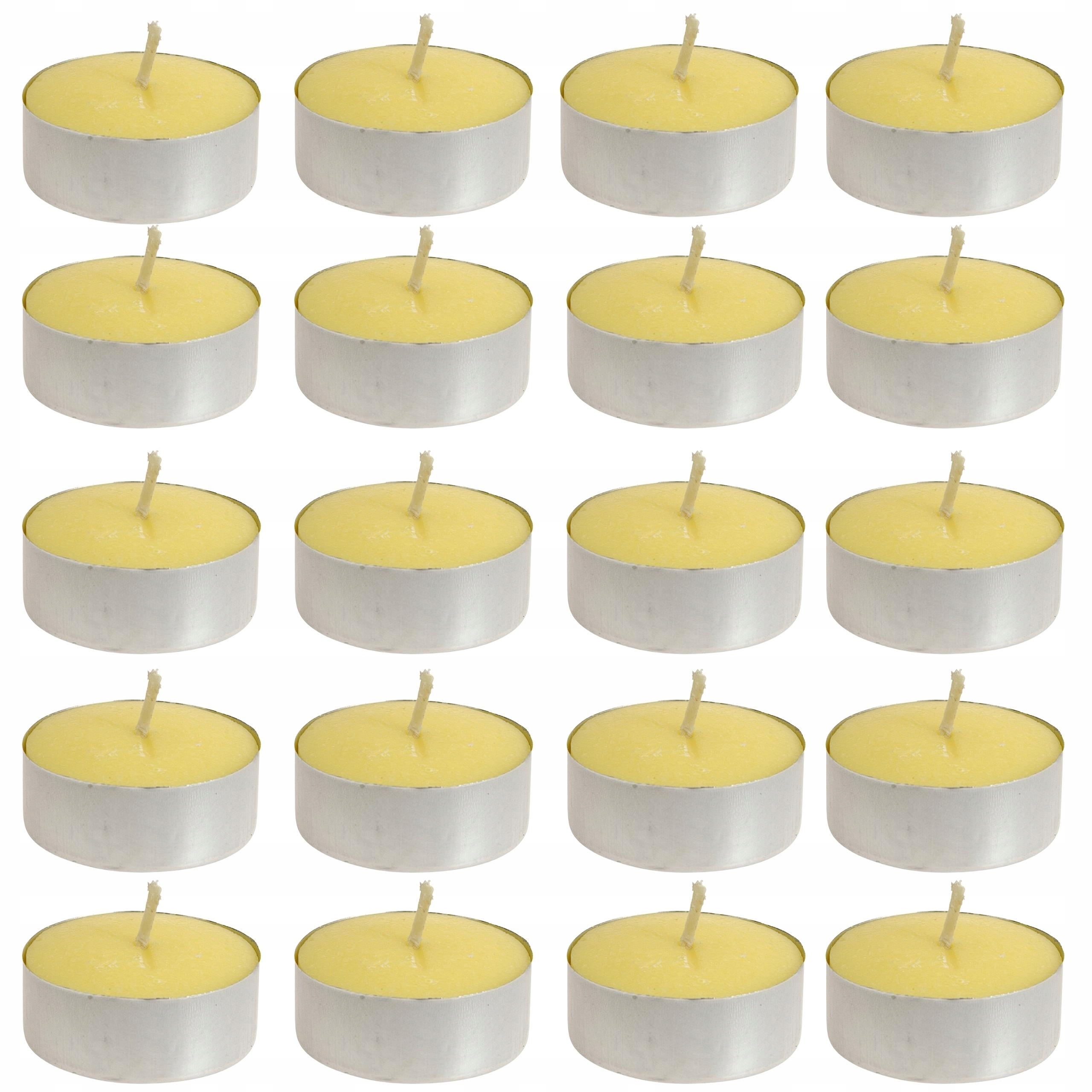 

świeca tealight na komary odstraszacz cytryna x20