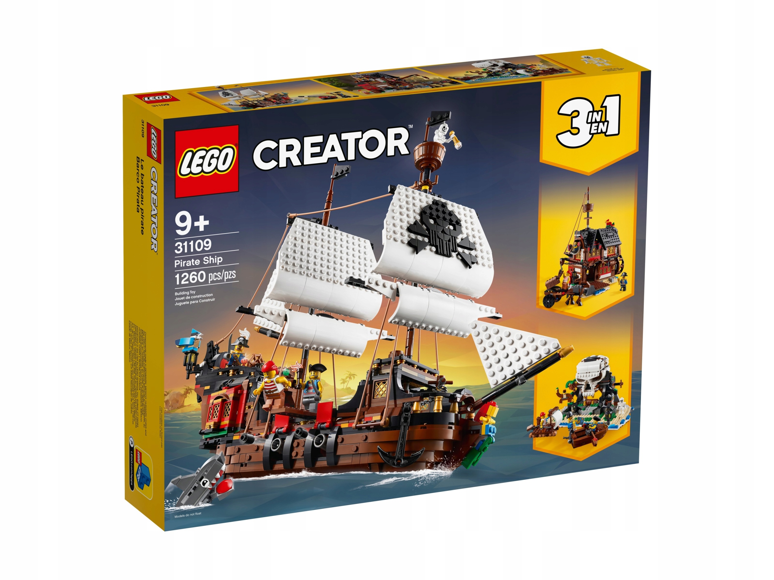Lego Creator 3v1 31109 Loď Nové