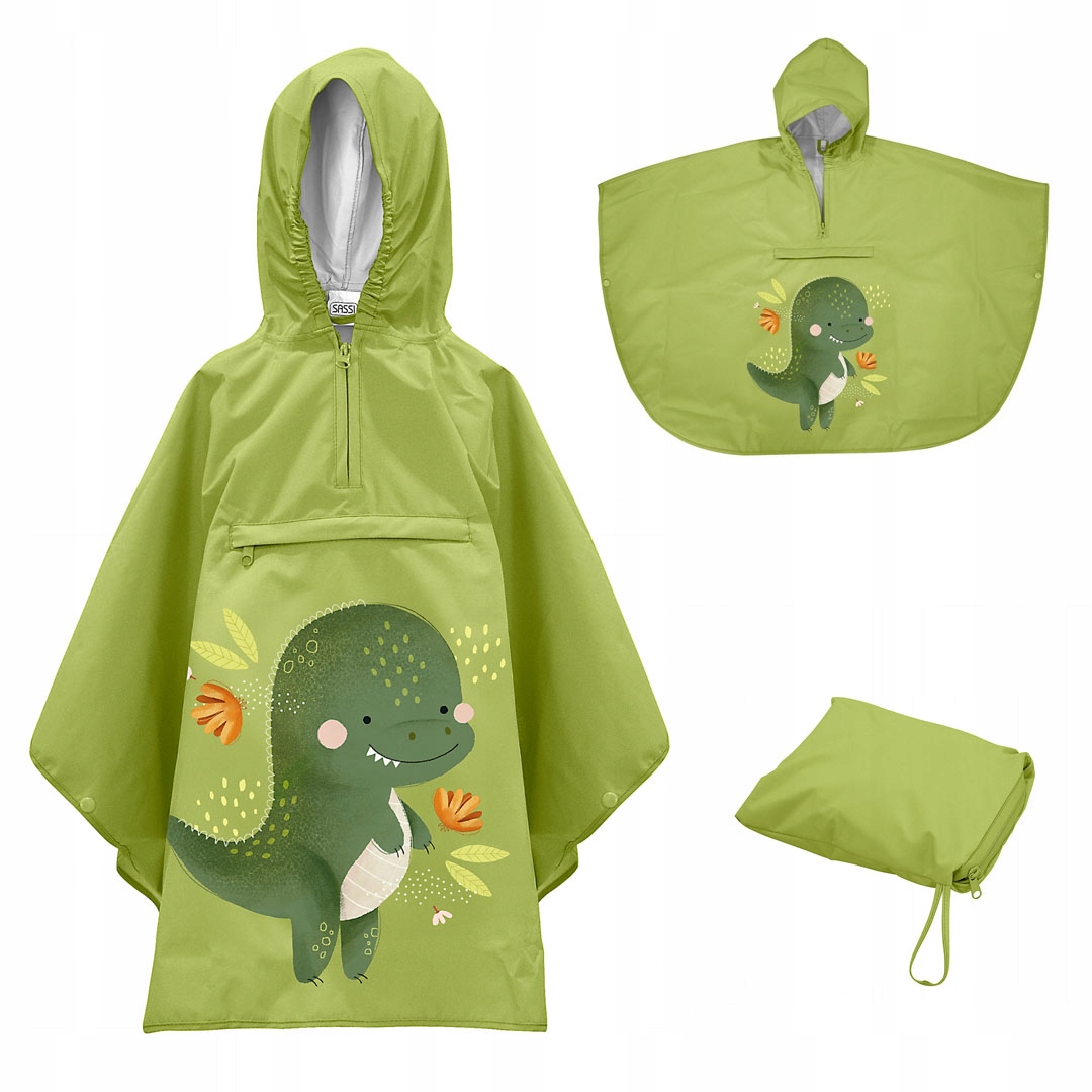 Poncho ponczo peleryna płaszcz przeciwdeszczowe dla dzieci (3–6 lat) Sassi