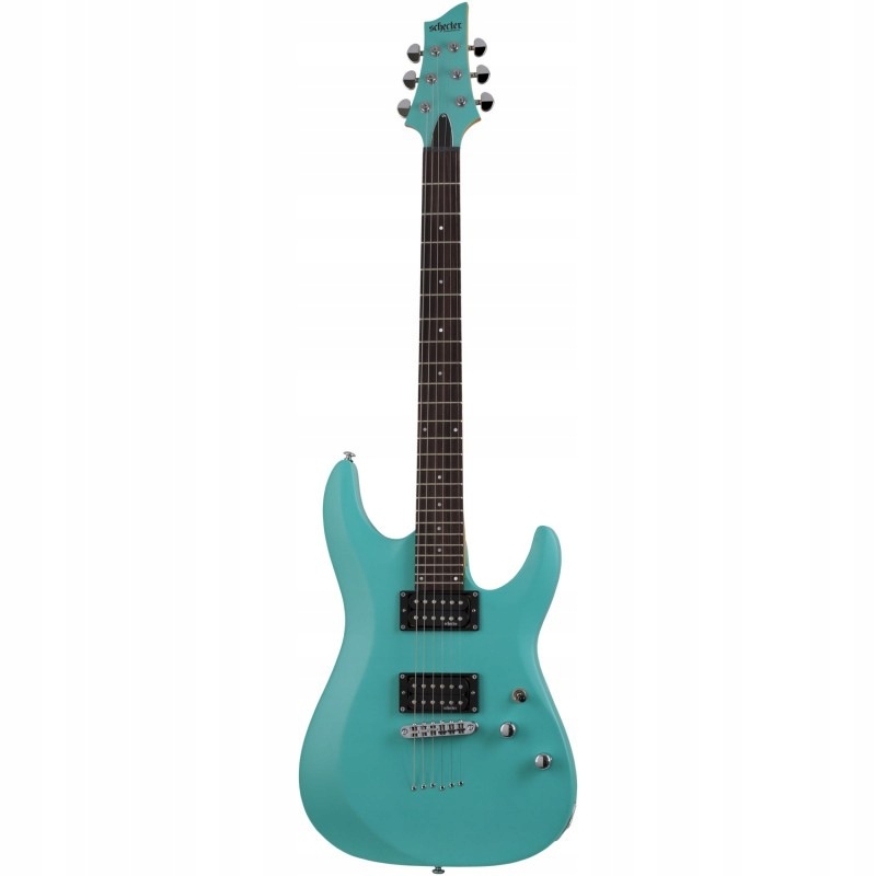 Schecter C-6 Deluxe Satin Aqua elektrická kytara