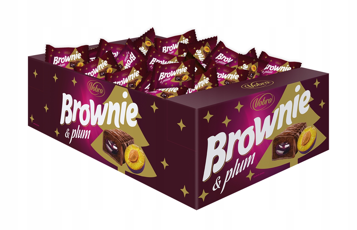 Vobro Cukierki Brownie&Plum 3kg