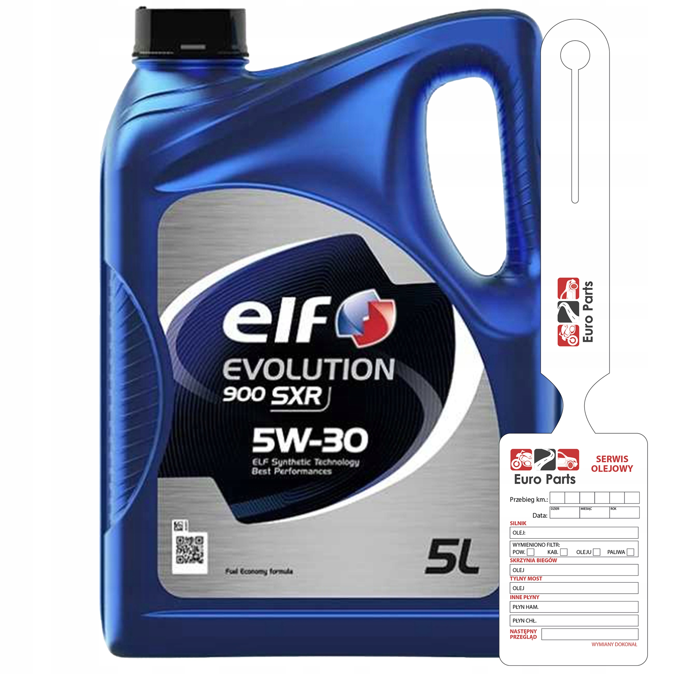 Olej silnikowy Elf Evolution 900 Sxr 5W30 5L zawieszka serwisowa