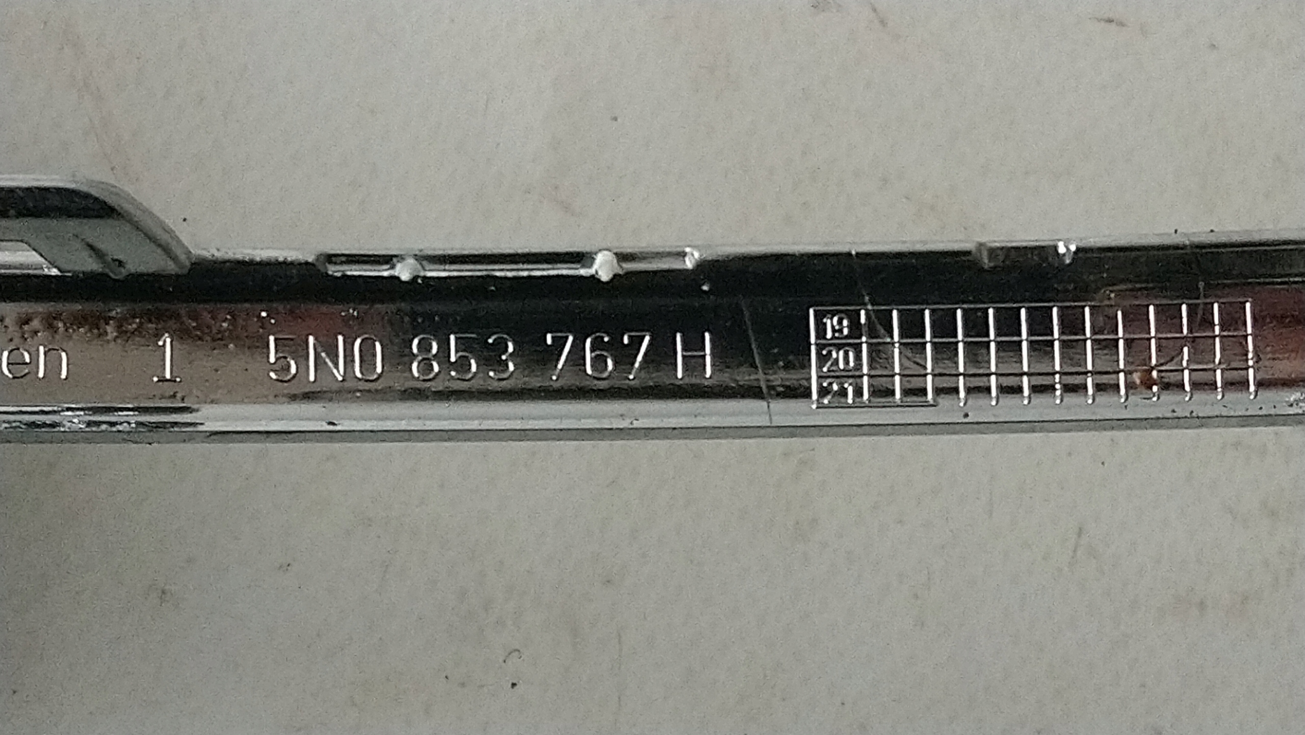 modanatura CHROM GRILLA VW TIGUAN e LIFT 5N0853767H