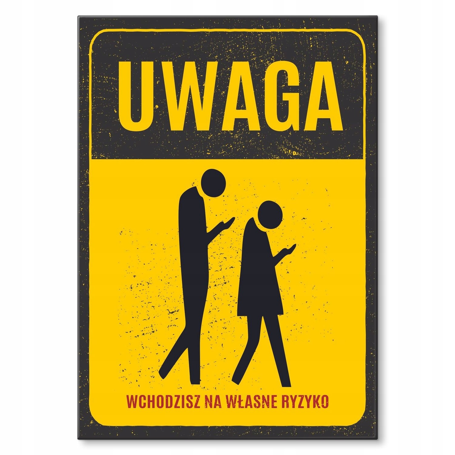 Kovový plakát zombie Szyld Plech 22 x 31 cm Dárek