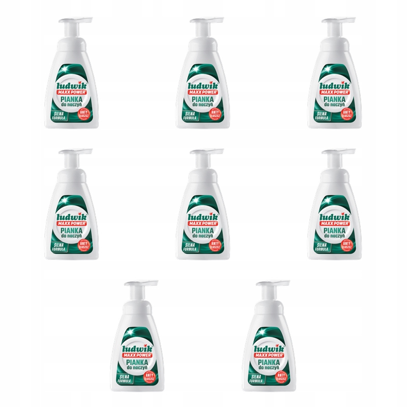 Ludwik maxx power koncentrovaná pěna na mytí nádobí 300 ml X8
