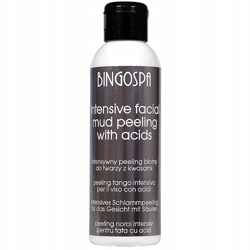 BINGOSPA Intensywny peeling błotny do twarzy z kwasami 120 g