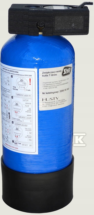 DEMINERAL.WODY TYP 3200 DN15 BUTLA 7L