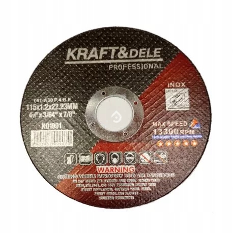 TARCZA DO CIĘCIA METALU 115X1,2X22,2MM KD1991