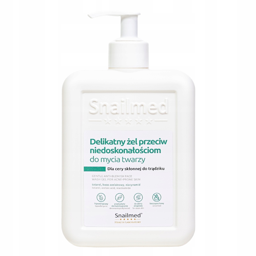 Snailmed Żel do twarzy przeciw niedoskonałościom do skóry atopowej 300ml