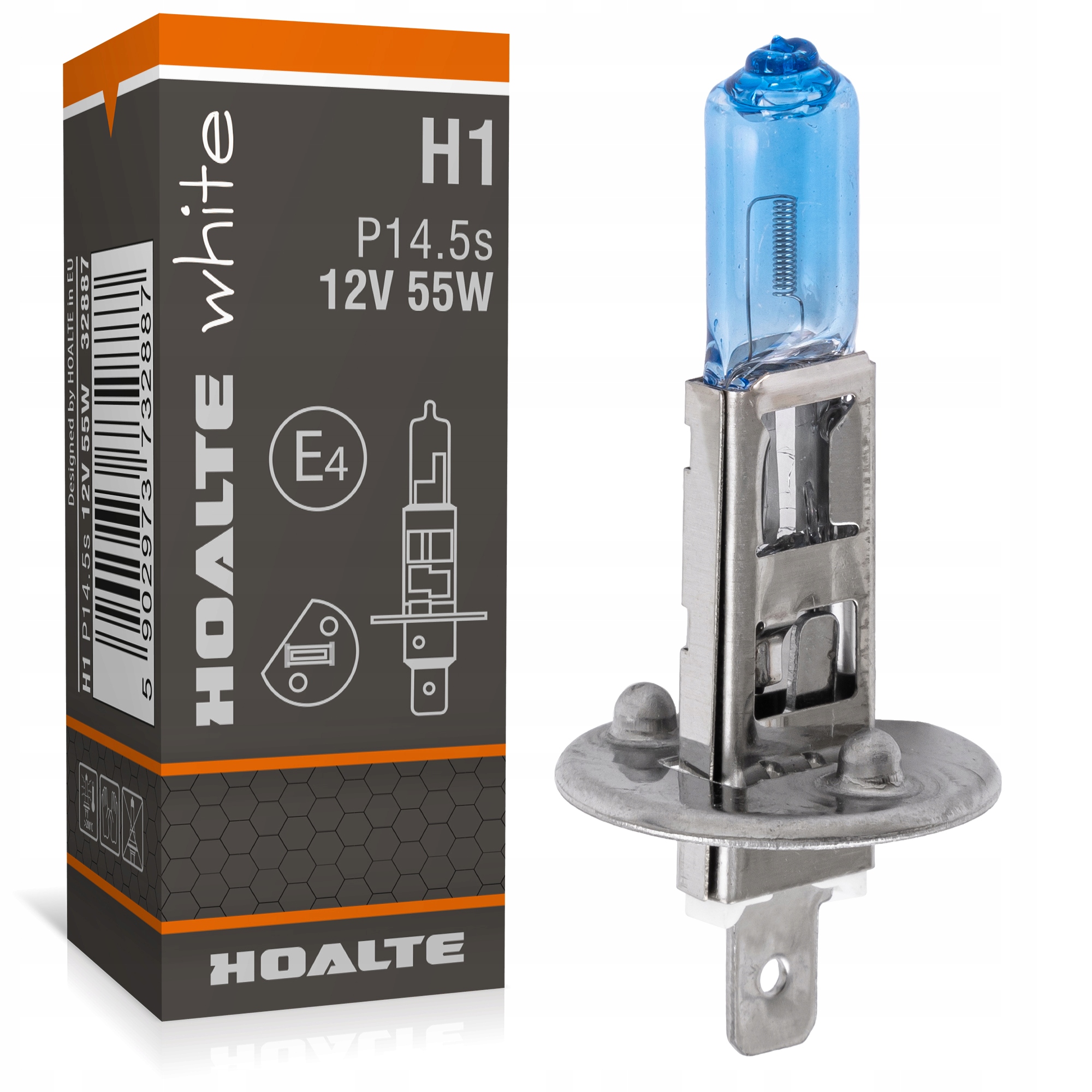 

Żarówka Samochodowa H1 Biała White 12V Homologacja