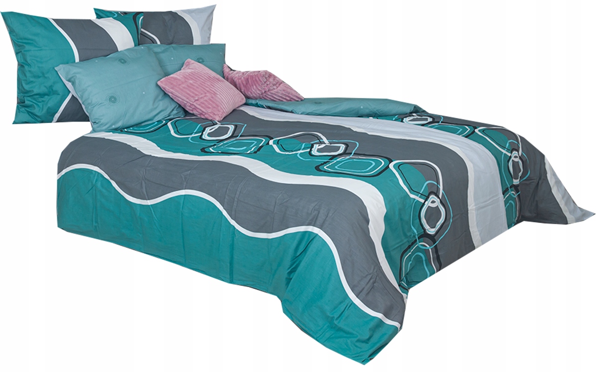 Pościel 160x200 Elway 100% komplet Bawełna satynowa Nowe 5050