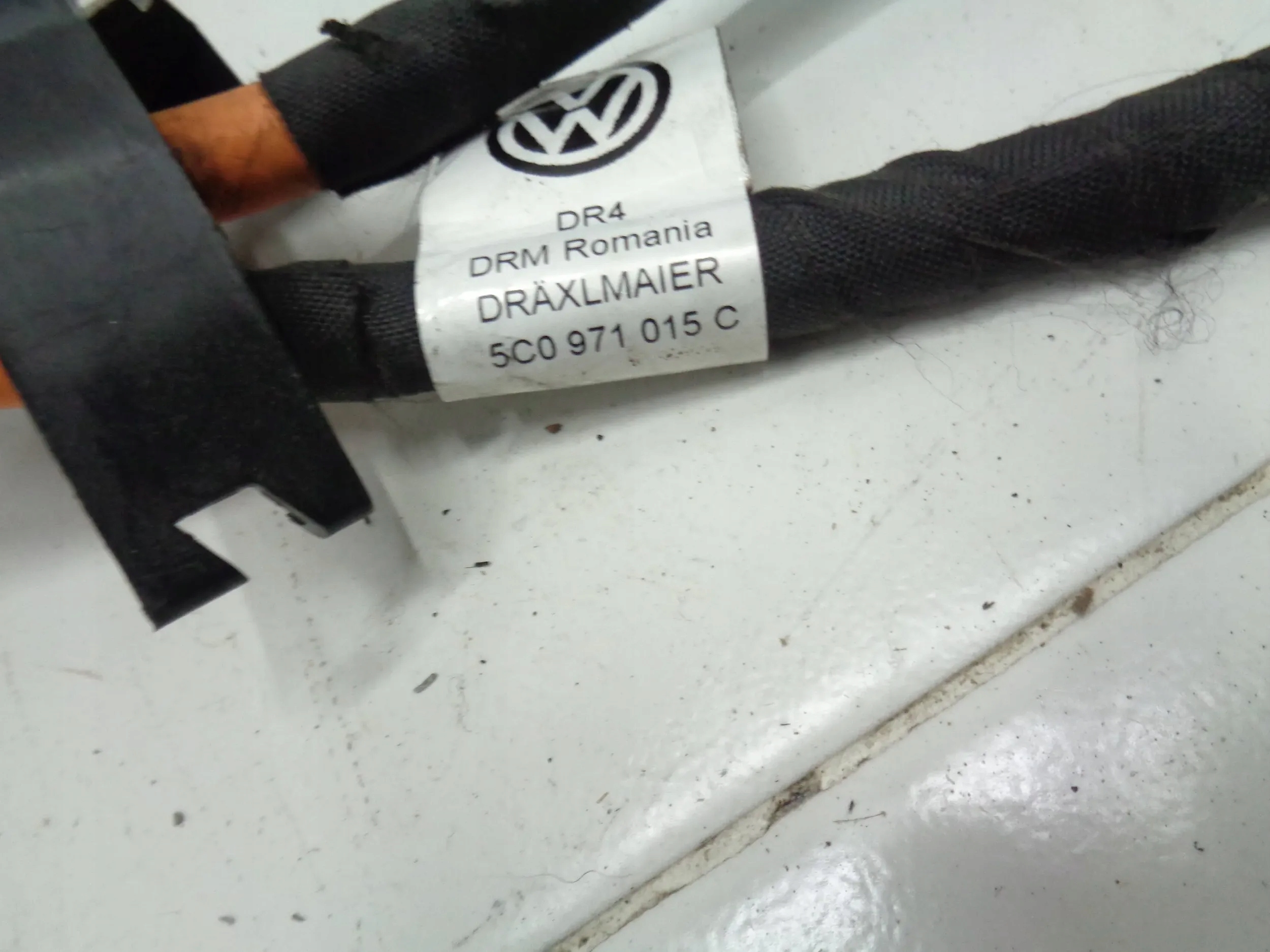 VW JETTA 1.4 TSI HYBRYDA Borne Câbles Câblage pour batterie 5C0971015C