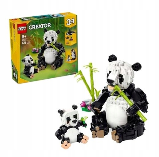Lego (r) Creator 31165 Divoká Zvířata: Rodina Pand