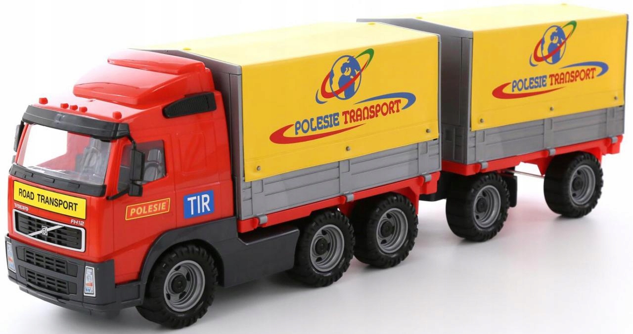 

Volvo Samochód z plandeką i przyczepą