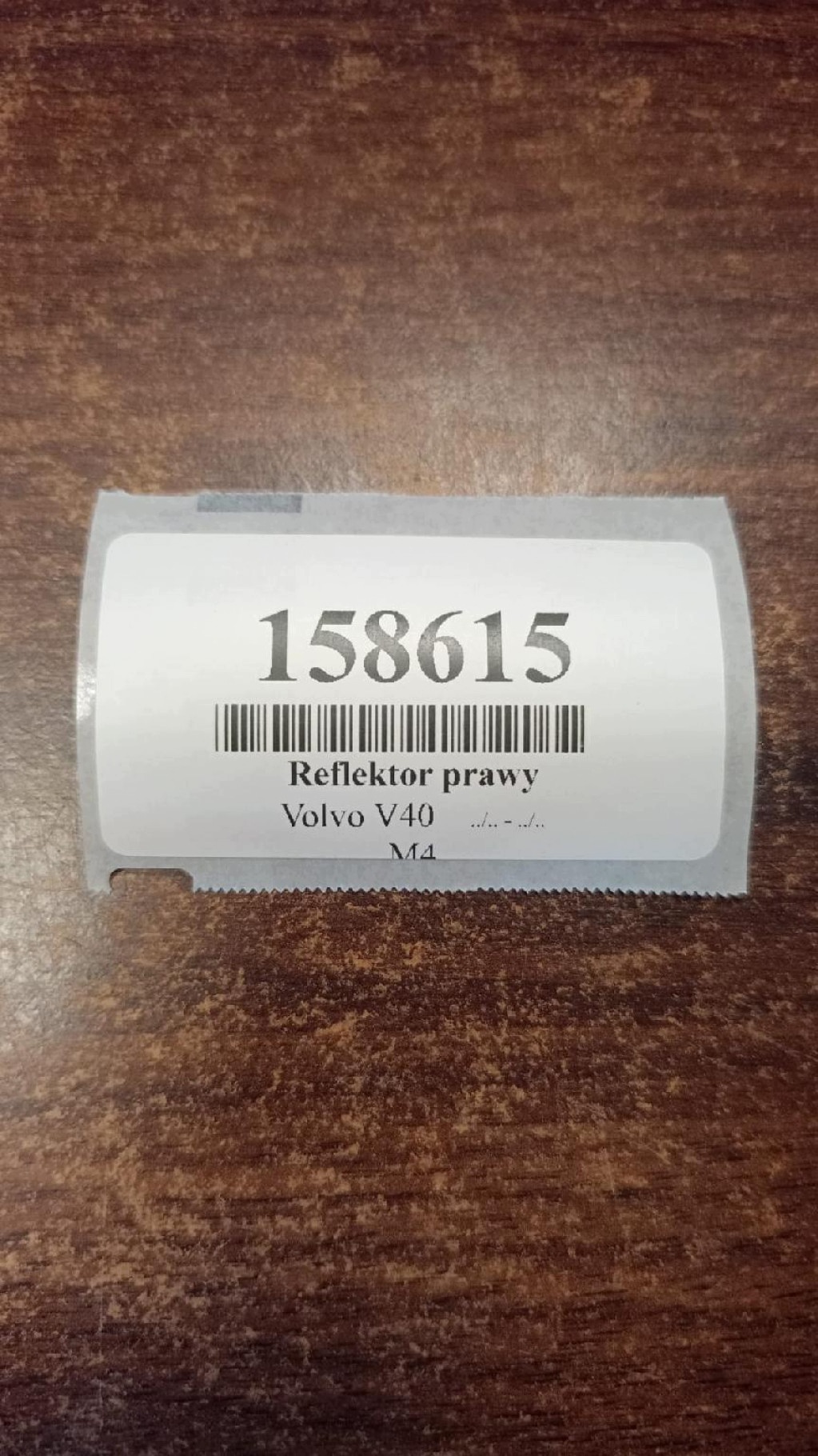 VOLVO V40 REFLEKTOR light right front 30899683