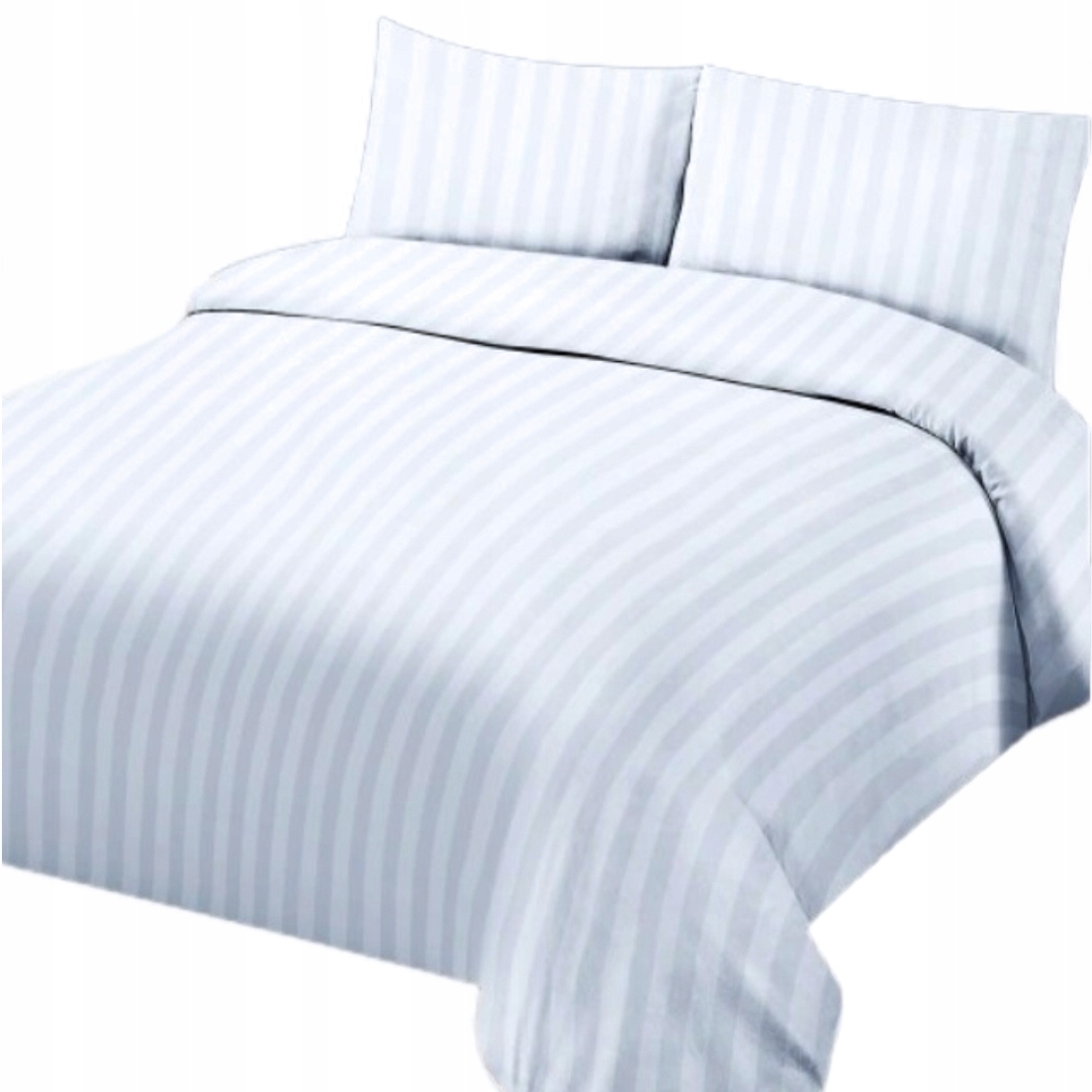 Komplet Pościeli Polska Hotelowa Adamaszek Kołdra 160x200 2 Poszewki 70x80