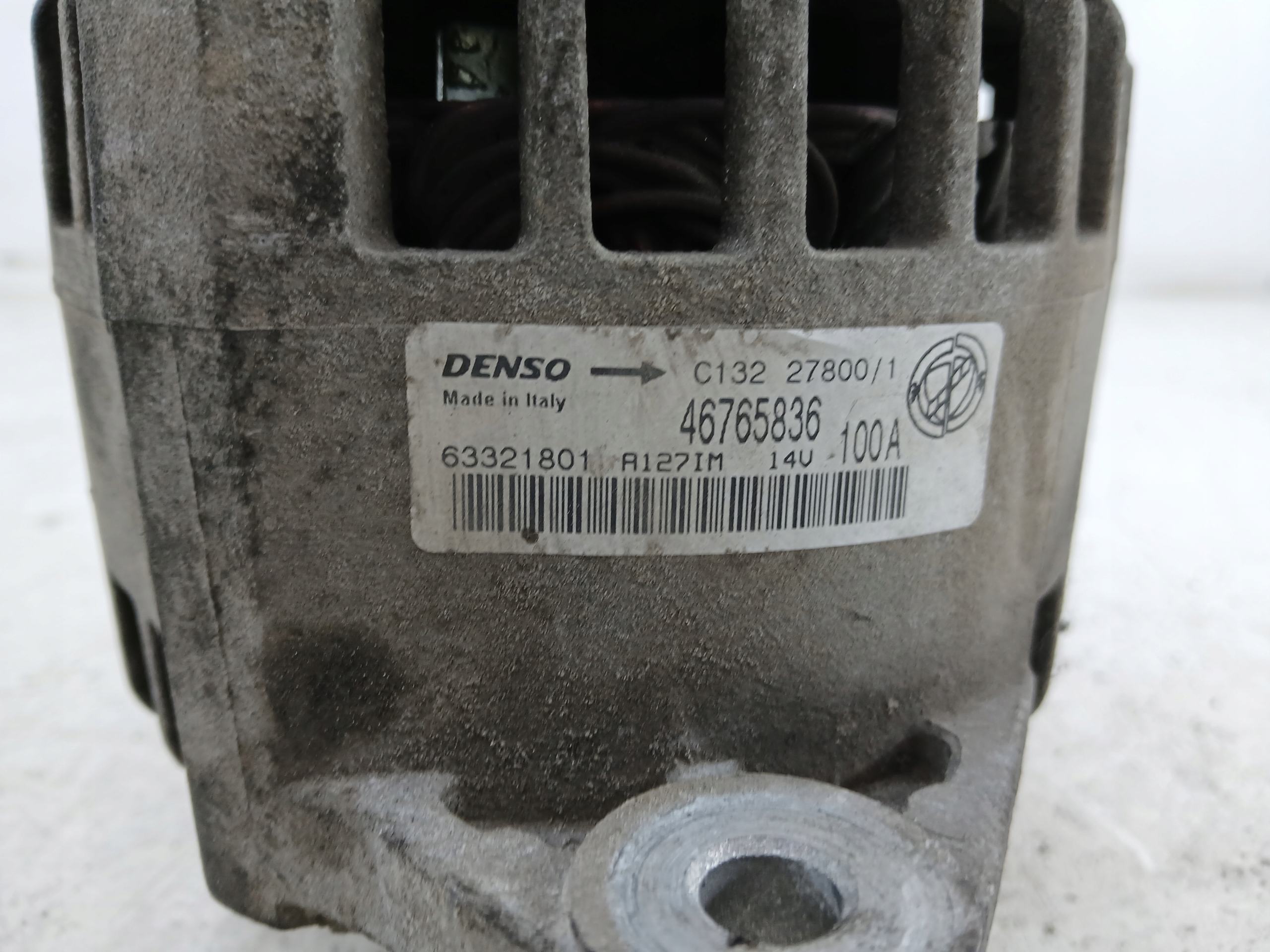 ALFA ROMEO 159 1.9 JTD ALTERNATOR 46765836 100A