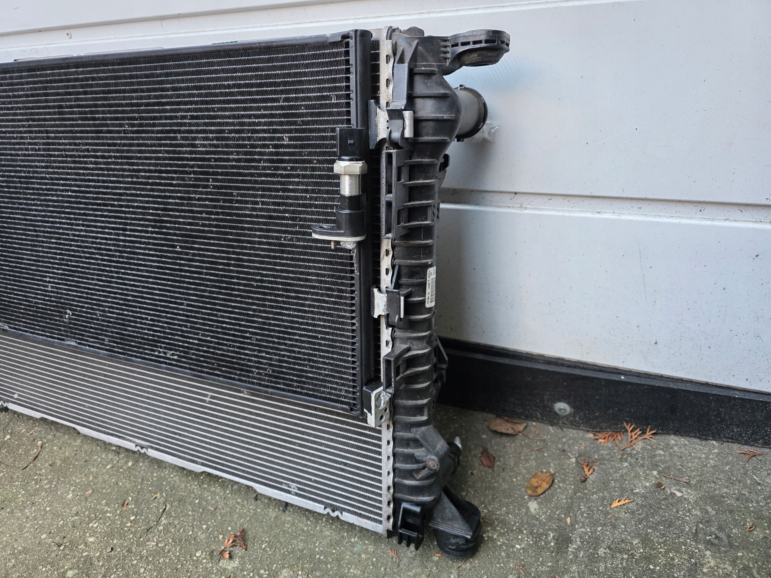 ventilátor ventylátory chladiče vody chladič AUDI A6 C7 4G A7 3.0 TFSI