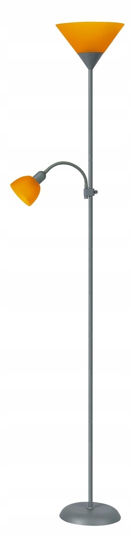 Podlahová lampa Rabalux Action 4026 E27/E14 178 cm chrom/stříbrná 2xLED