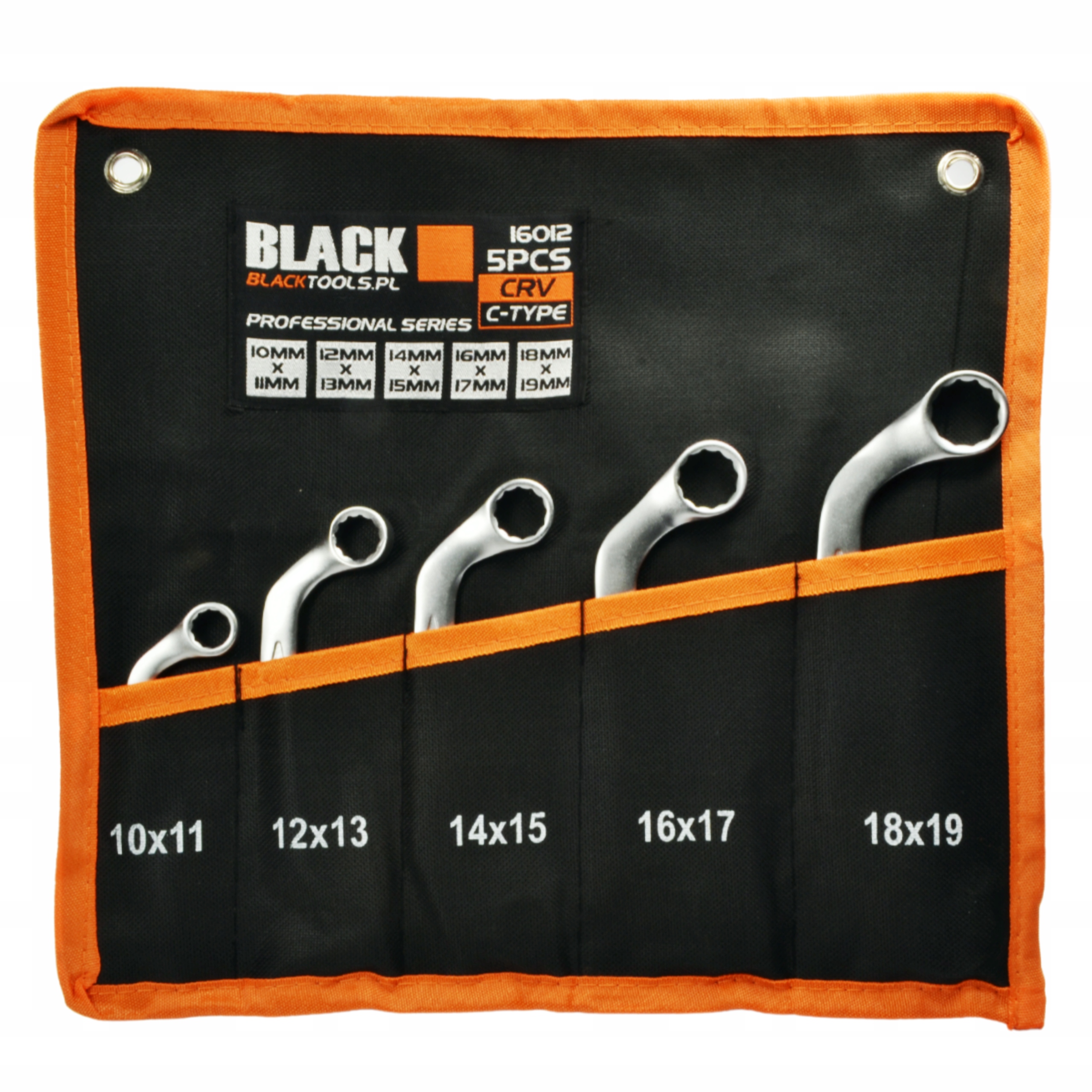 KLUCZE OCZKOWE ALTERNATORÓW TYP C 10-19mm ODGIĘTE Kod producenta 16012