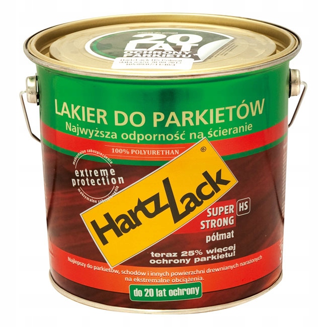 HartzLack Super Strong Lakier do parkiet 5l PÓŁMAT