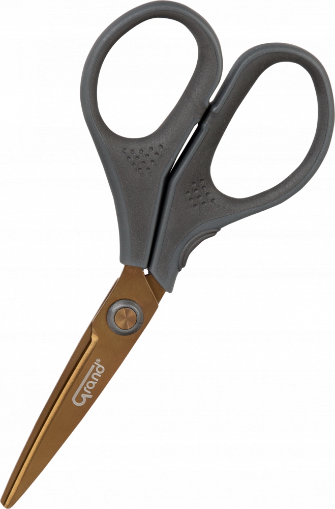 Nożyczki tytanowe Grand 13cm szary