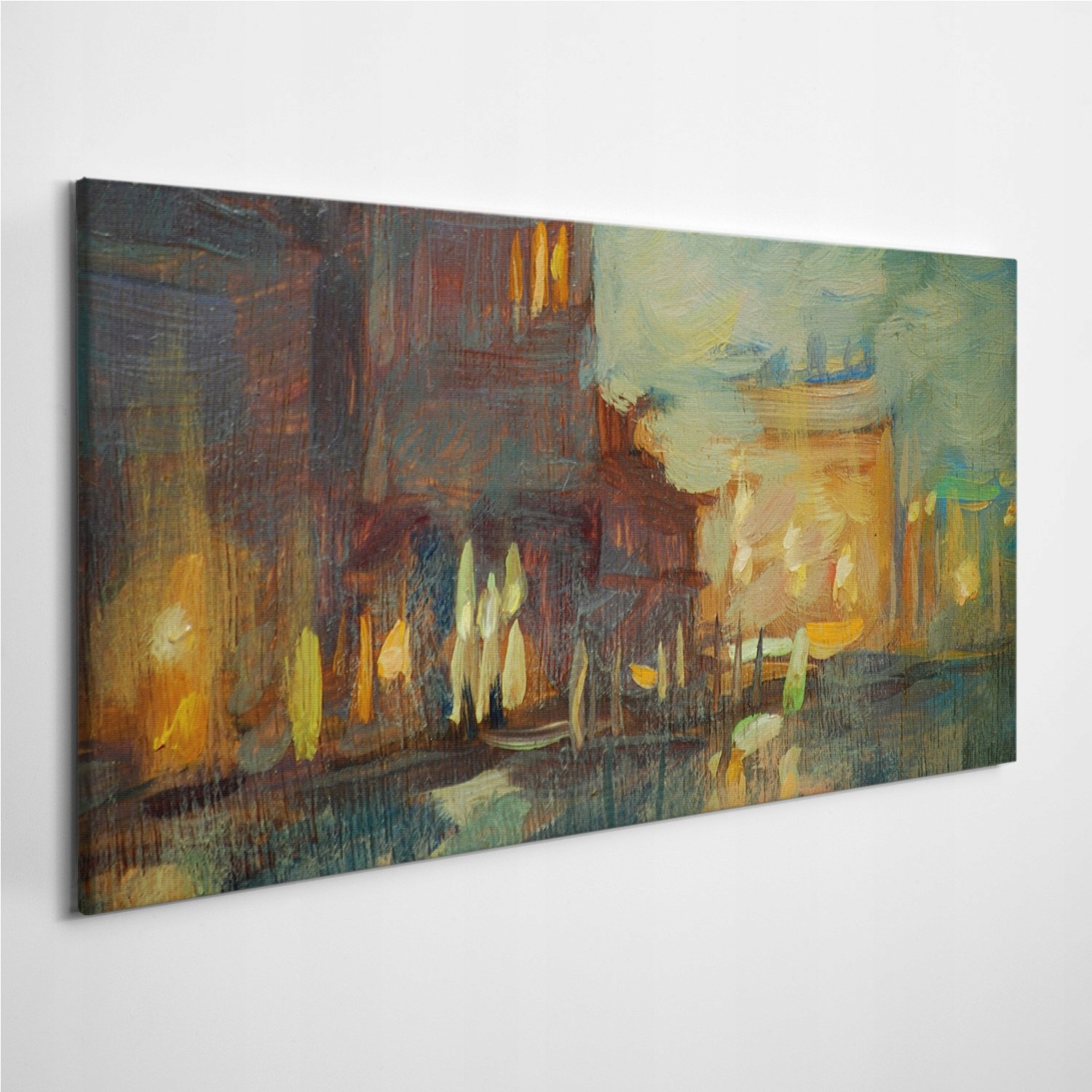 

Fotoobraz na płótnie Noc Wenecja Krajobraz 120x60