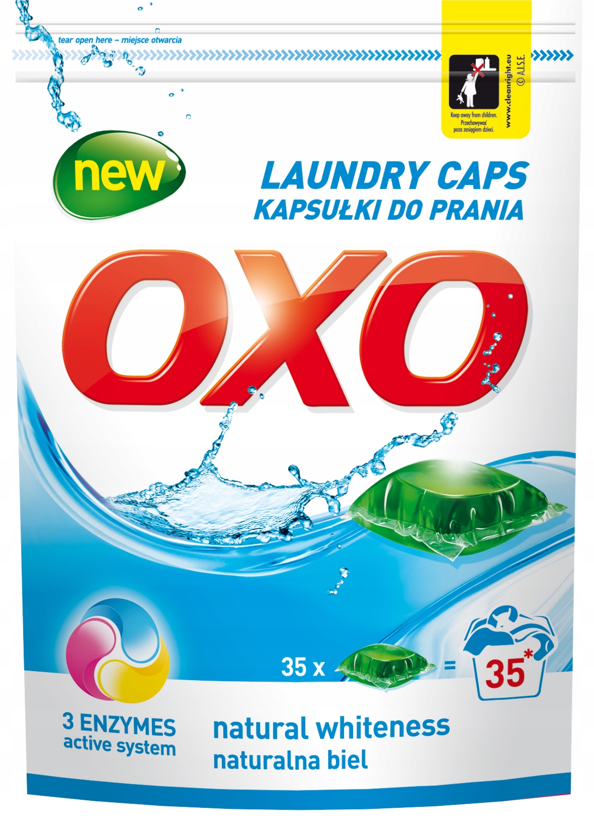 

Oxo kapsułki do prania białego 35 szt