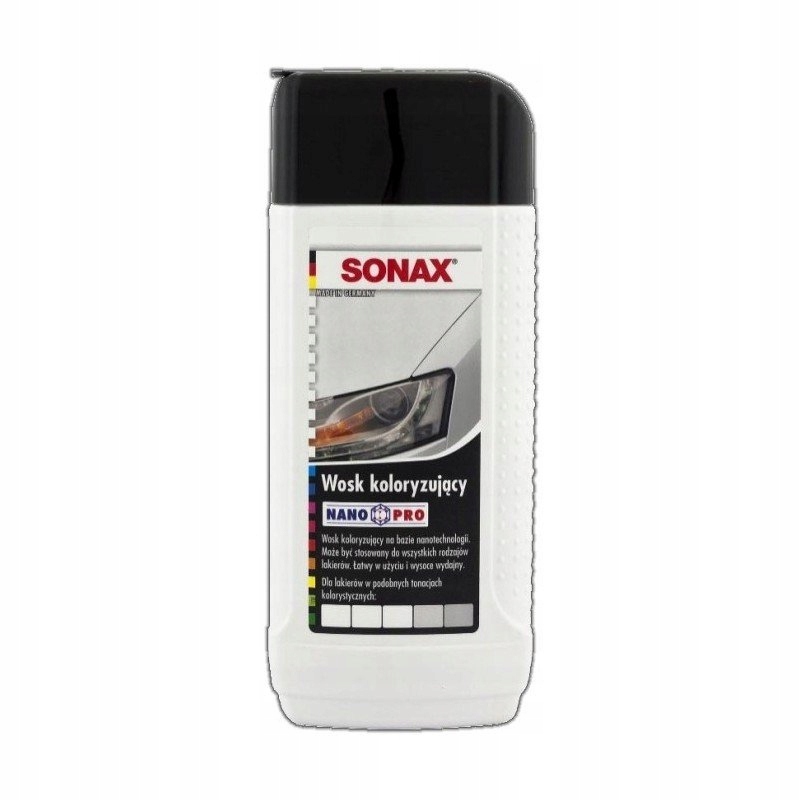 

Sonax Wosk Koloryzujący Nanopro Biały 250ML.