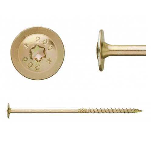 

Wkręty do drewna ciesielskie Torx 6x90 talerzowe